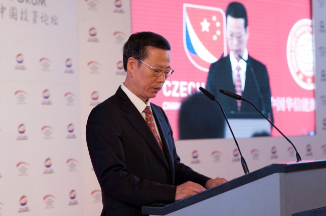 Místopředseda Státní rady ČLR pan Zhang Gaoli poděkoval za uspořádání LLM/CIF 2014