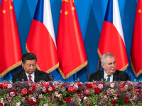 Čínský prezident navštívil Českou republiku